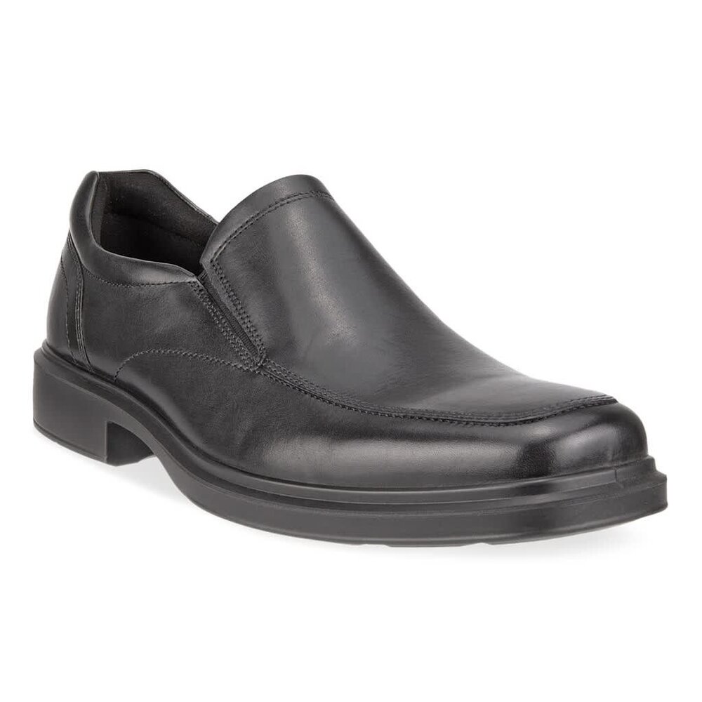 ECCO Men's 44 (10-10.5) Helsinki 2.0 Leather Apron Toe Slip-Ons Shoes Business C